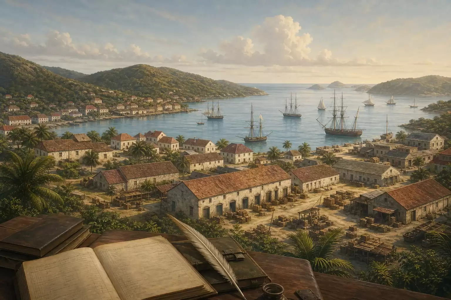 Saint-Barthélemy suédoise et société esclavagiste