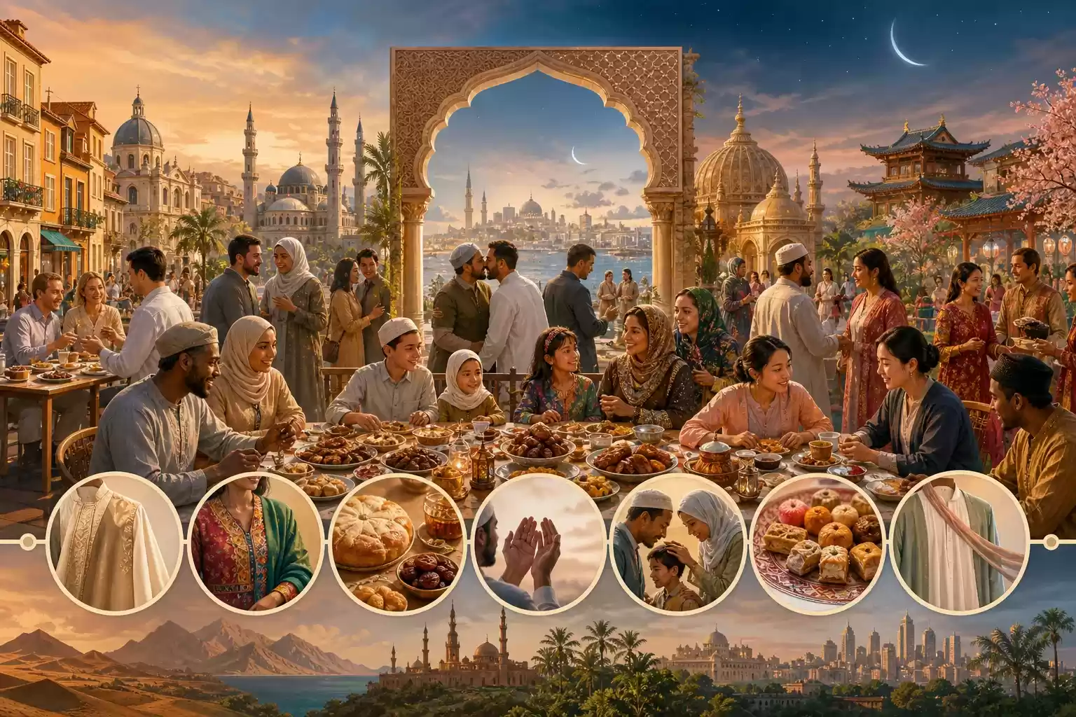 L'Aïd el-Fitr dans le monde : noms, repas et coutumes