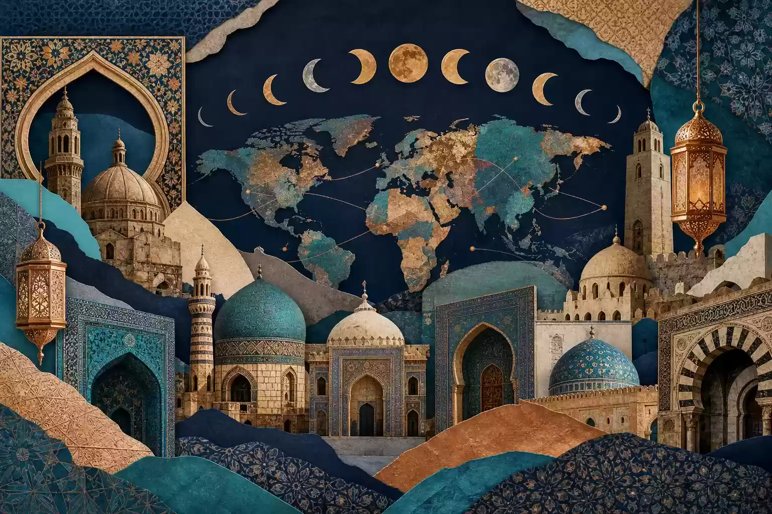 Miradji, Shab-e-Meraj et Lailat al-Mi'raj dans le monde