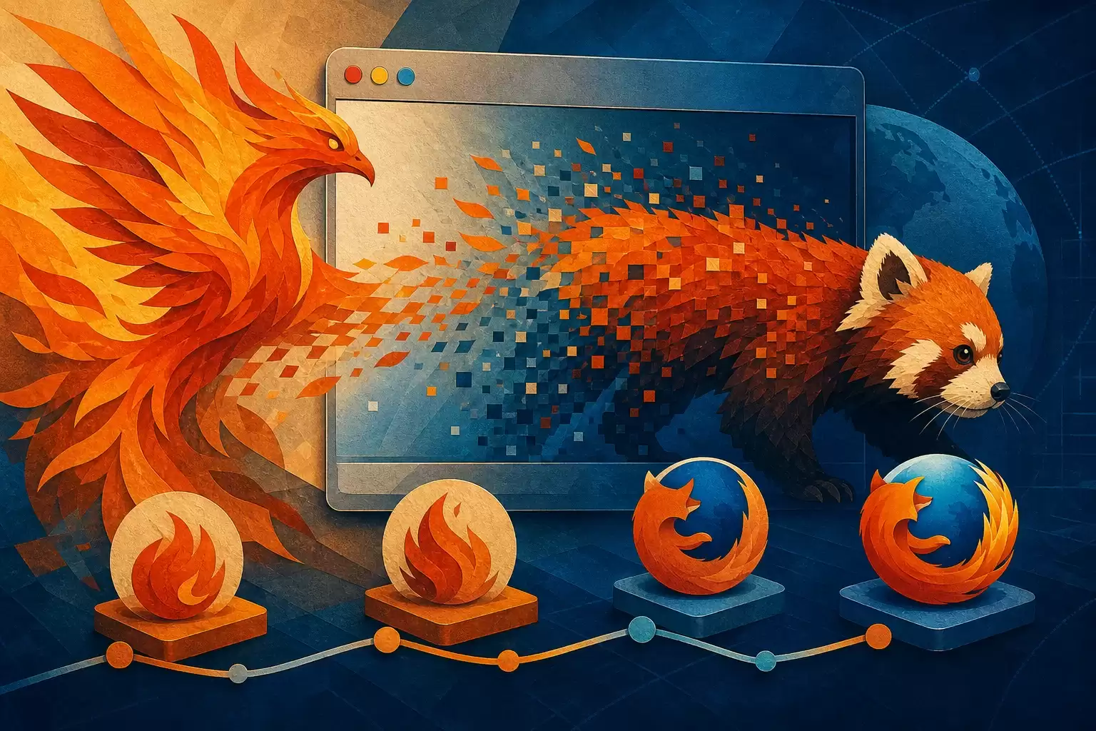 De Phoenix à Firefox : l'histoire des trois noms