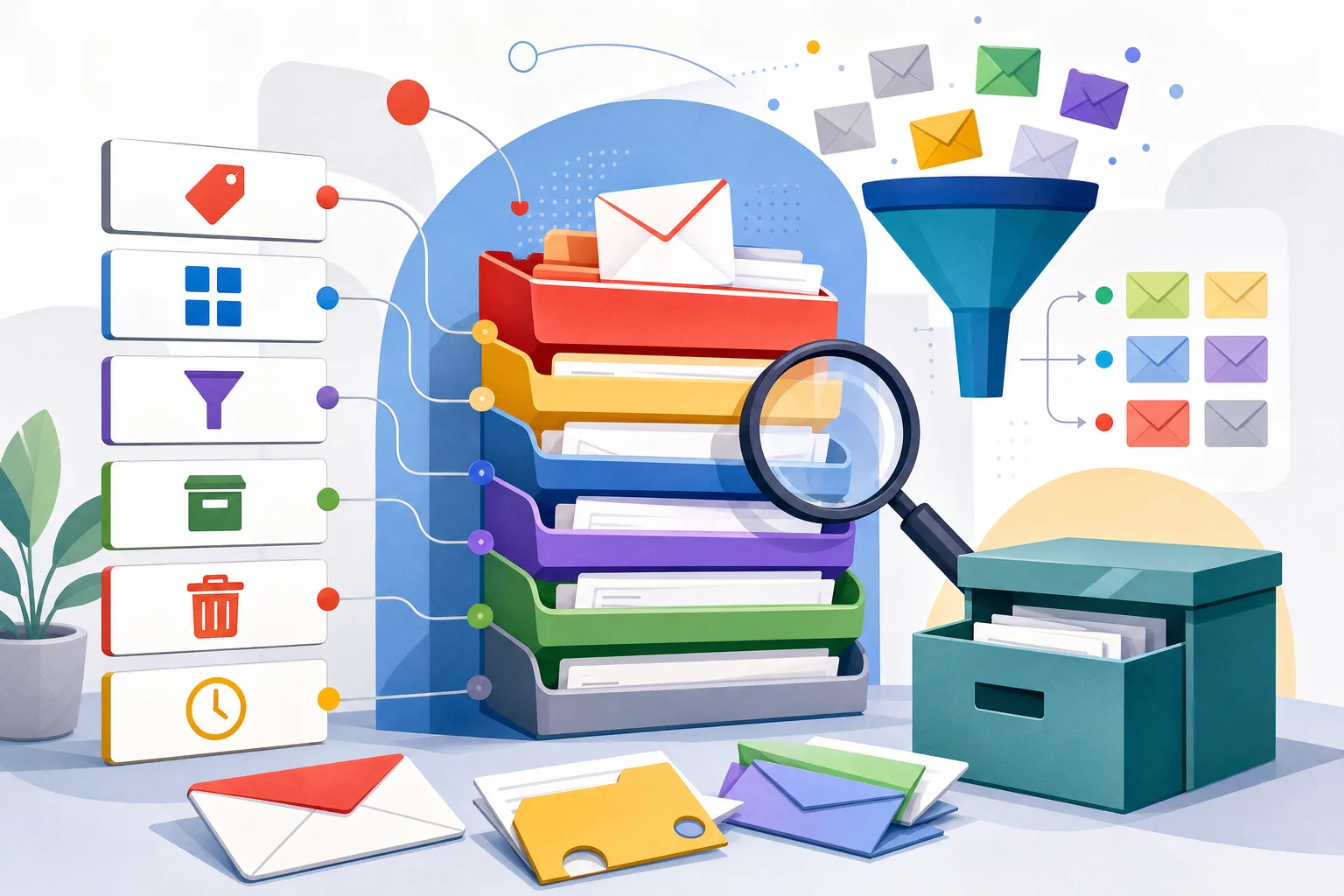 Libellés, filtres et recherche dans Gmail