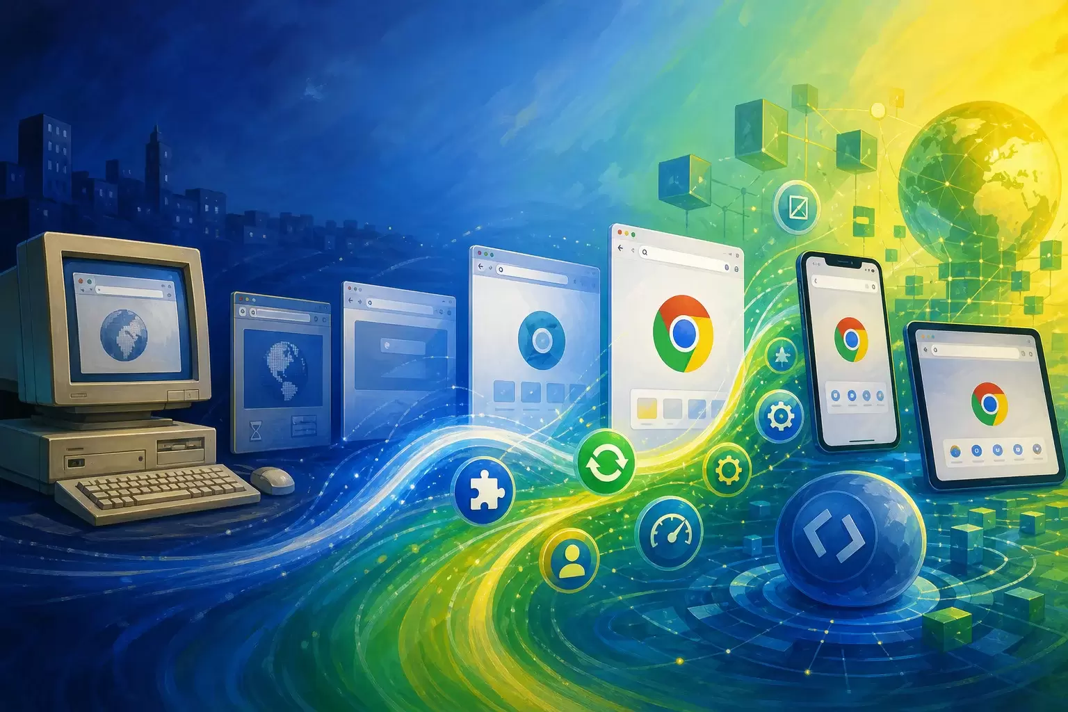 L'évolution de Google Chrome depuis son lancement
