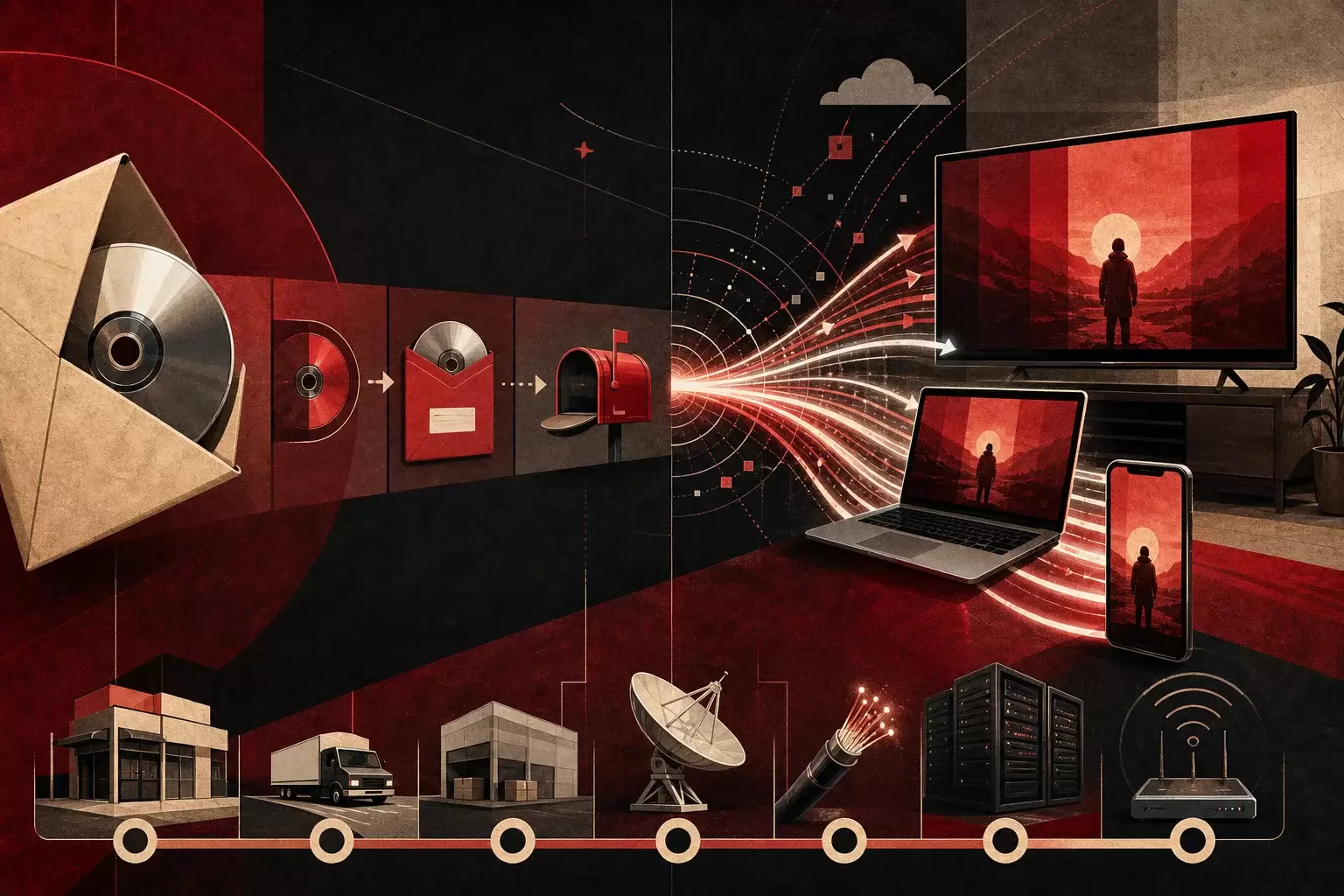 Du DVD au streaming : la transformation de Netflix