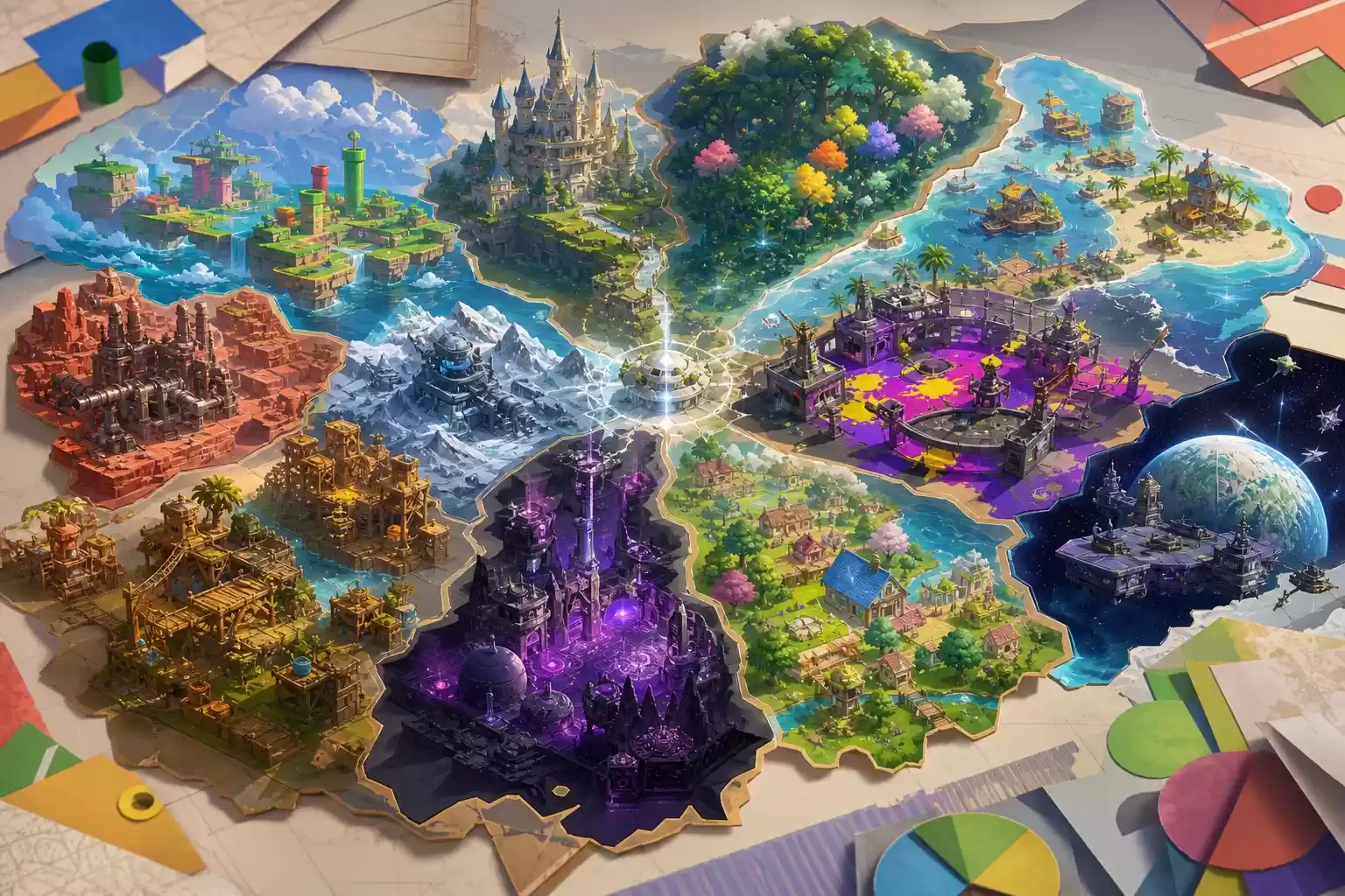 Mario, Zelda, Pokémon et les grands univers liés à Nintendo