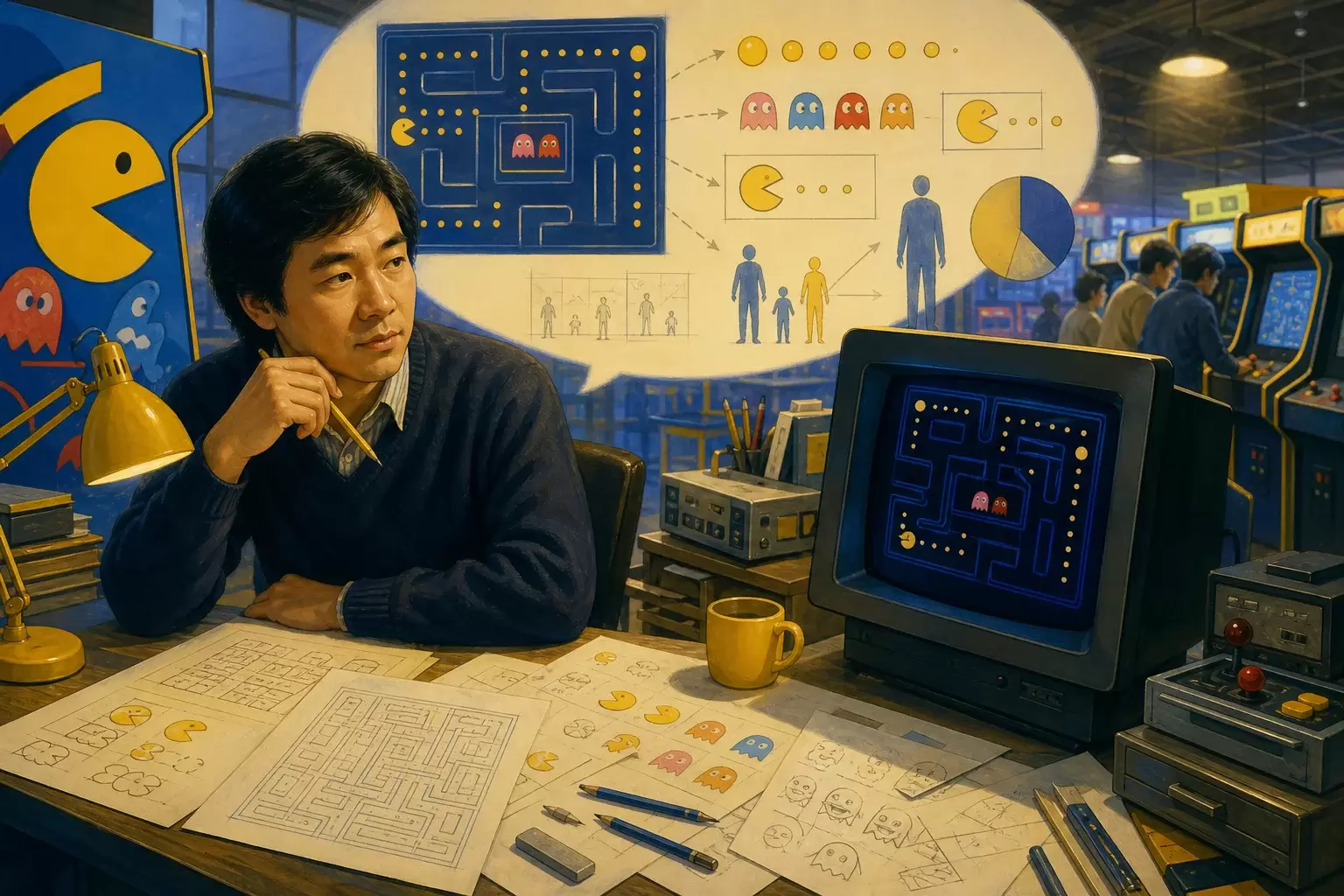 Toru Iwatani et la création de Pac-Man