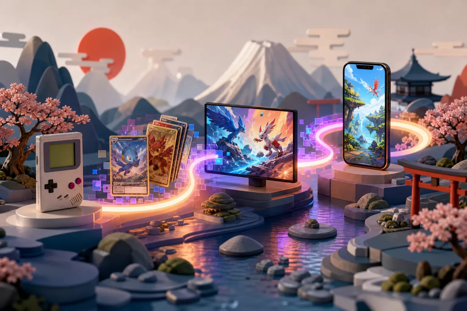 L'histoire de Pokémon, des jeux aux cartes et aux séries