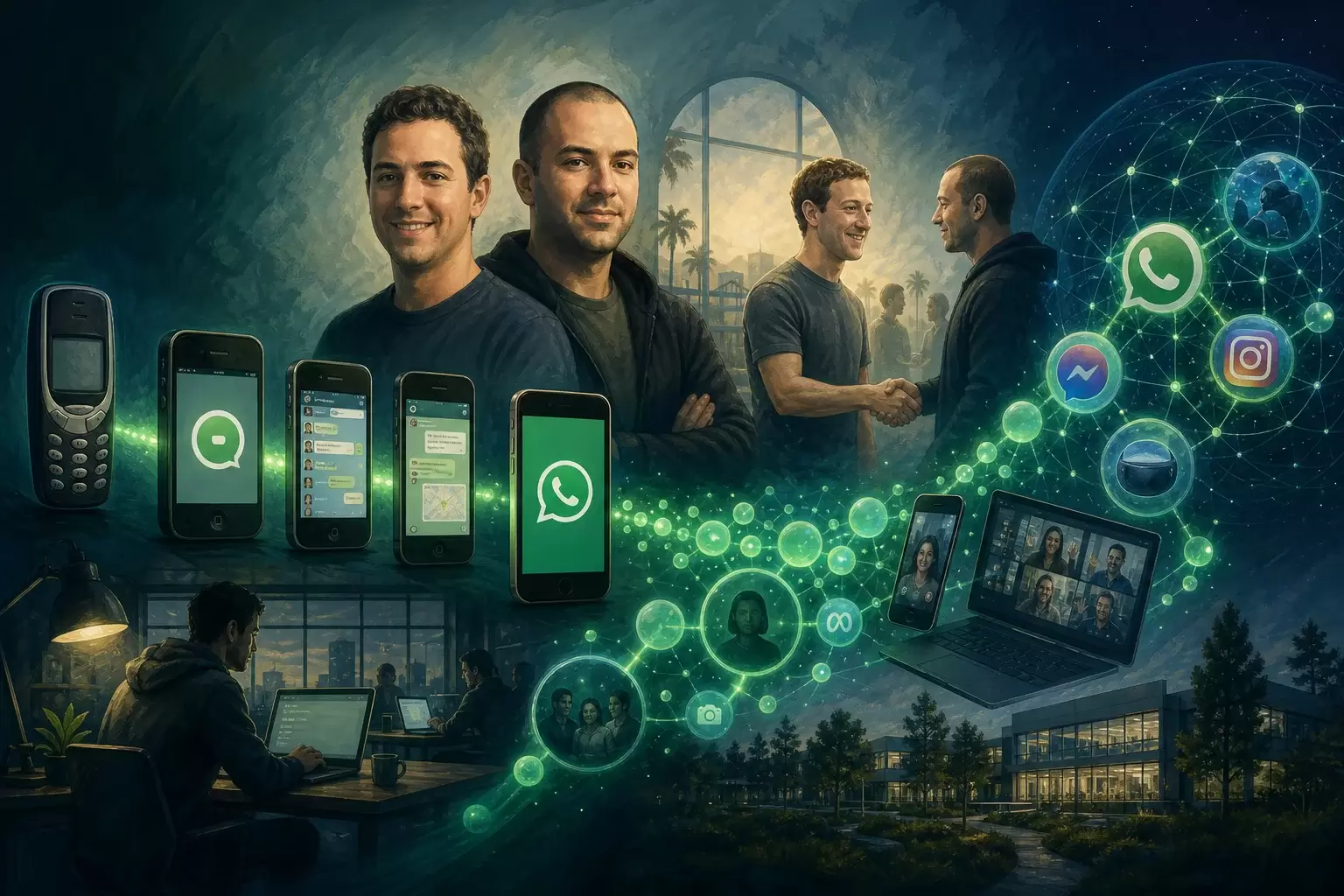 L'histoire de WhatsApp, de Jan Koum au groupe Meta