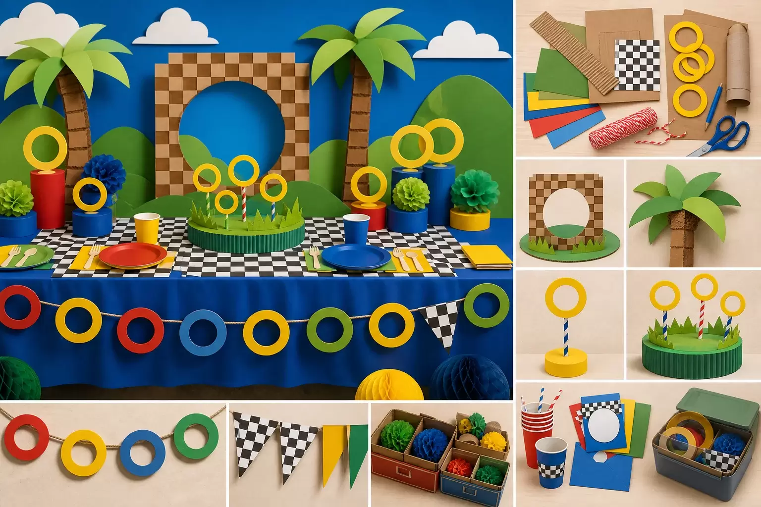 Décoration Sonic à fabriquer soi-même