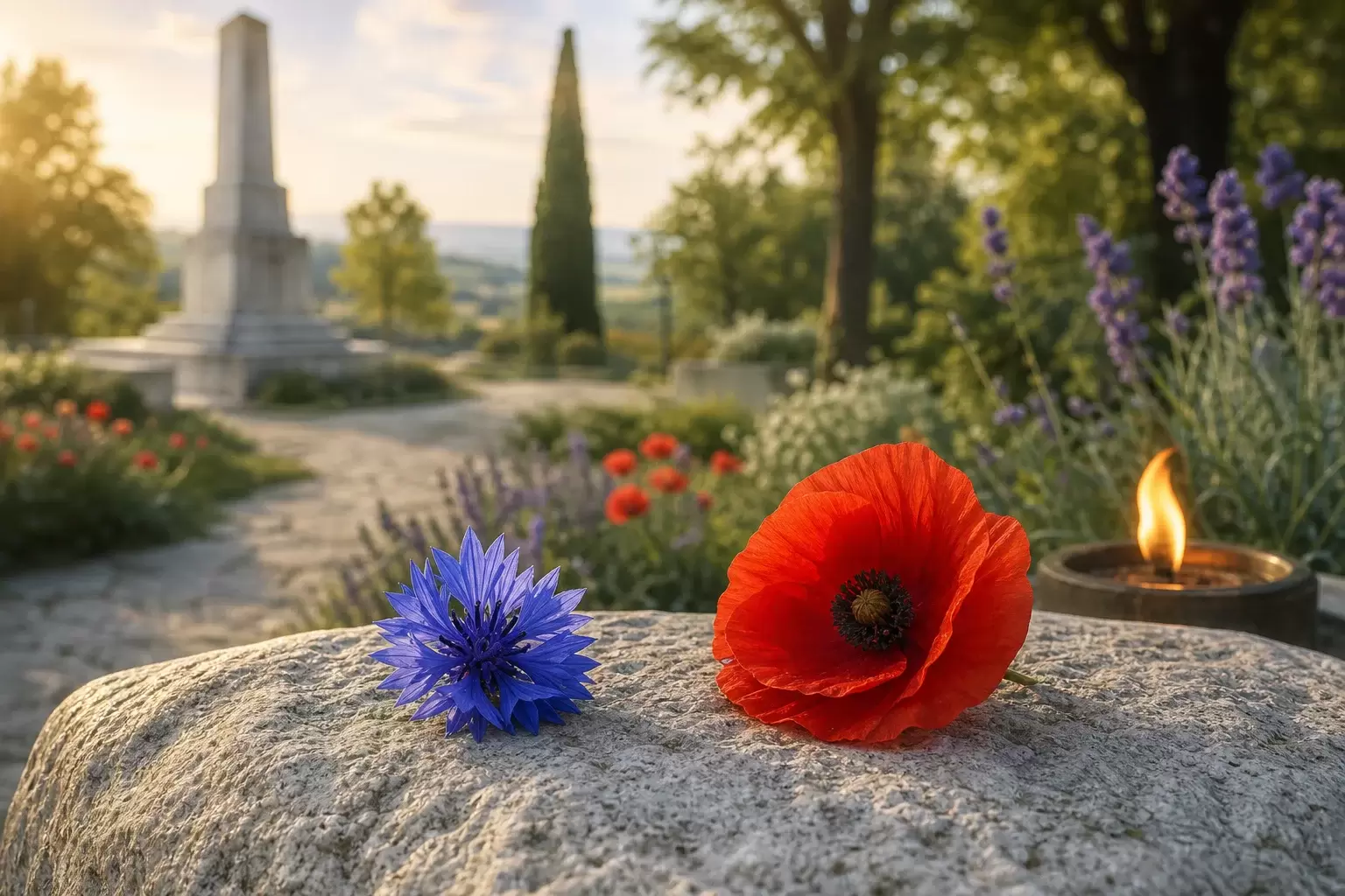 Bleuet et coquelicot, deux fleurs du souvenir