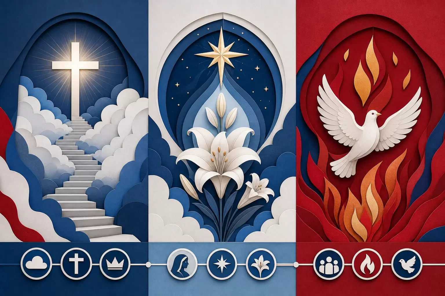 Ascension, Assomption et Pentecôte : ne plus les confondre