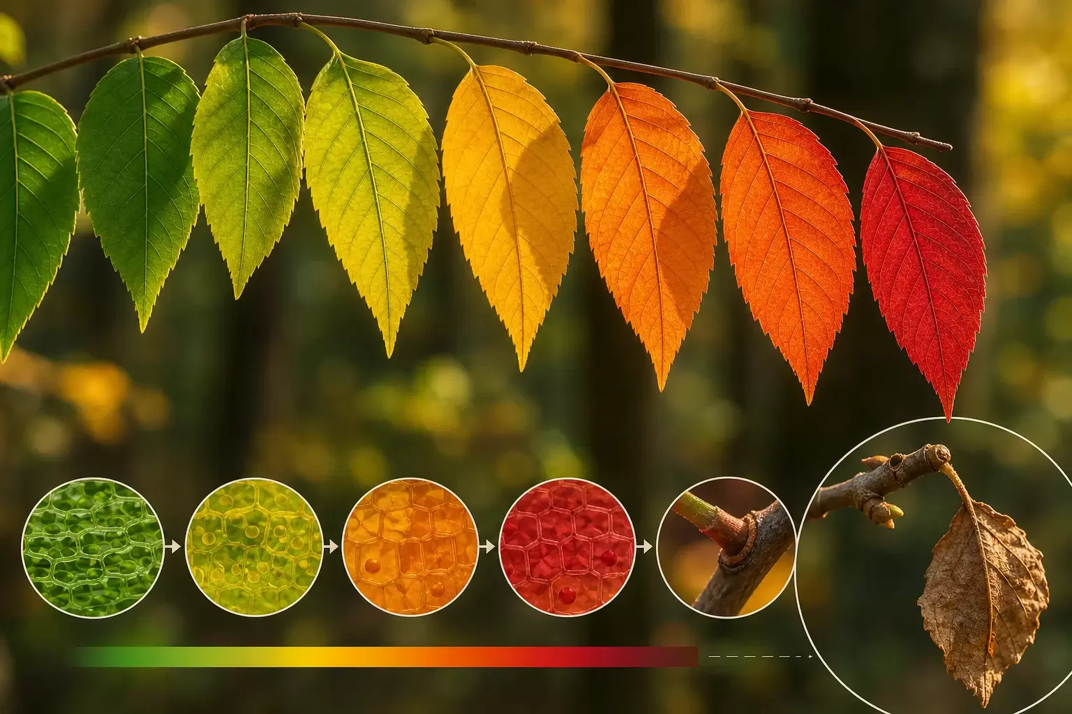 Pourquoi les feuilles changent de couleur en automne
