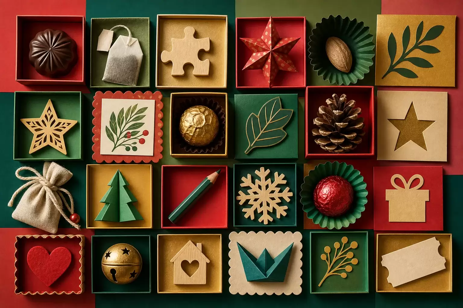 24 idées pour remplir un calendrier de l'Avent