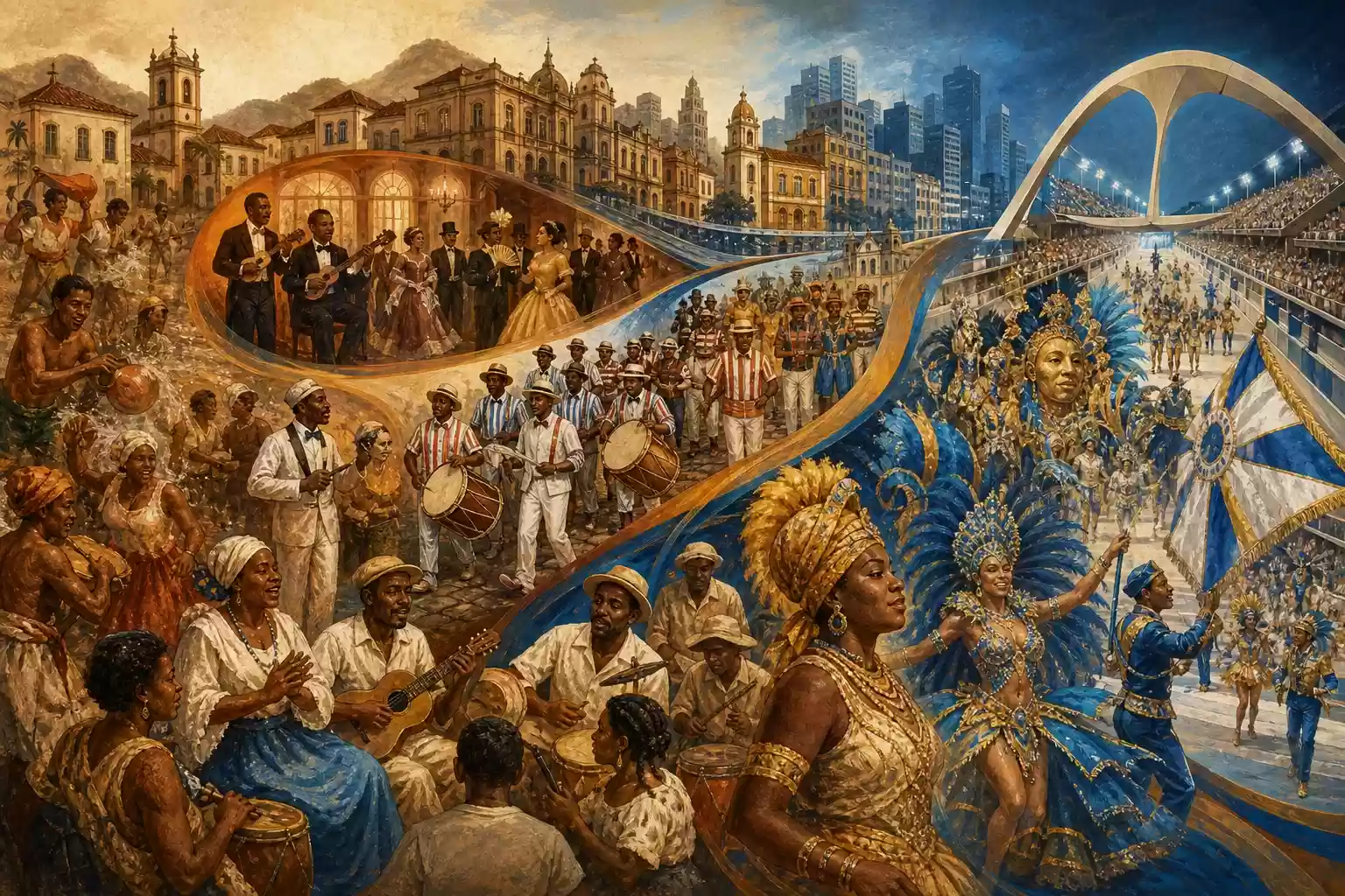 De l'entrudo aux écoles de samba : l'histoire du carnaval carioca