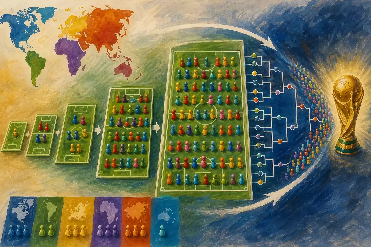 Evolution du format de la Coupe du monde