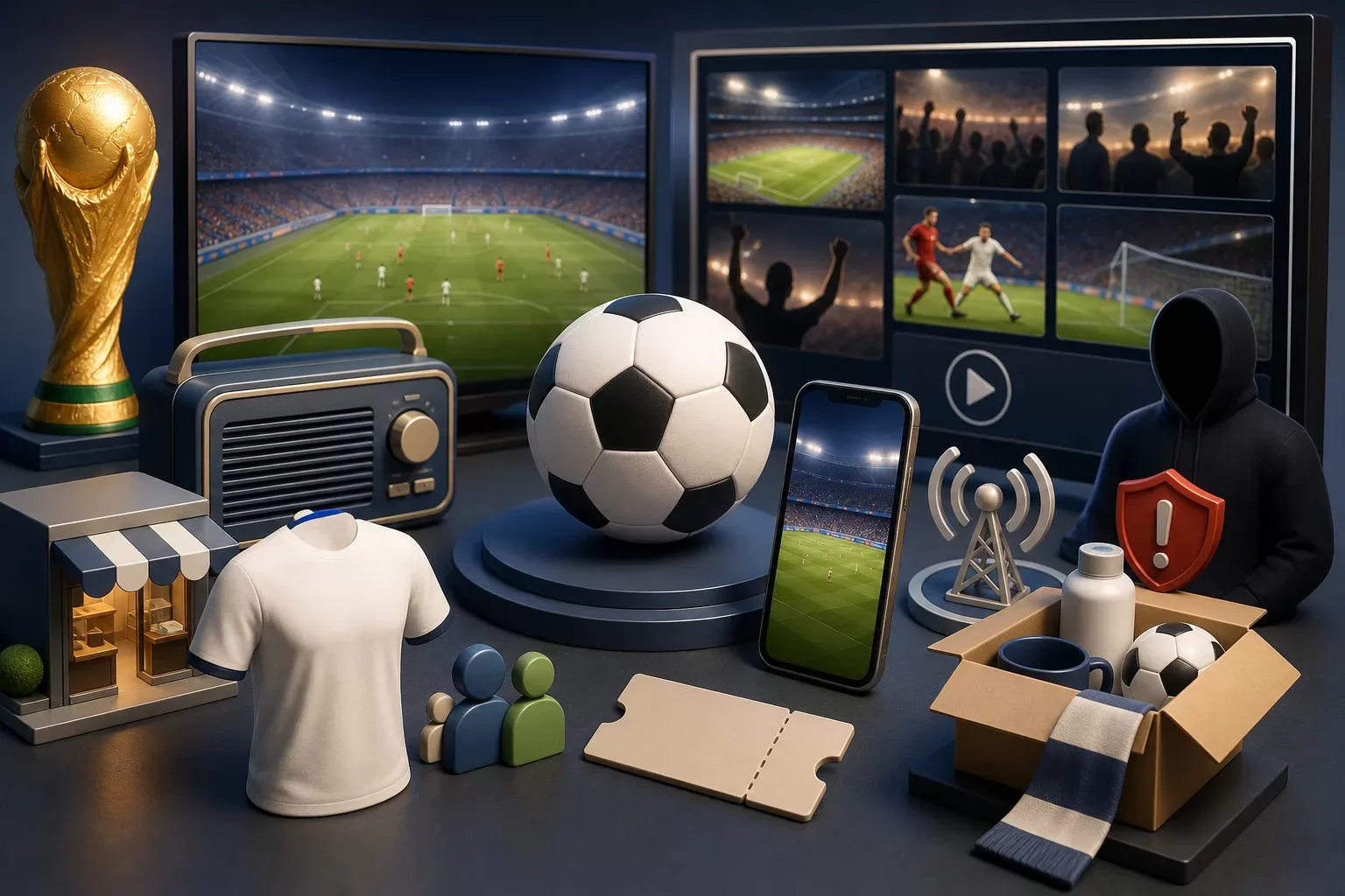 Marques et diffusion autour de la Coupe du monde