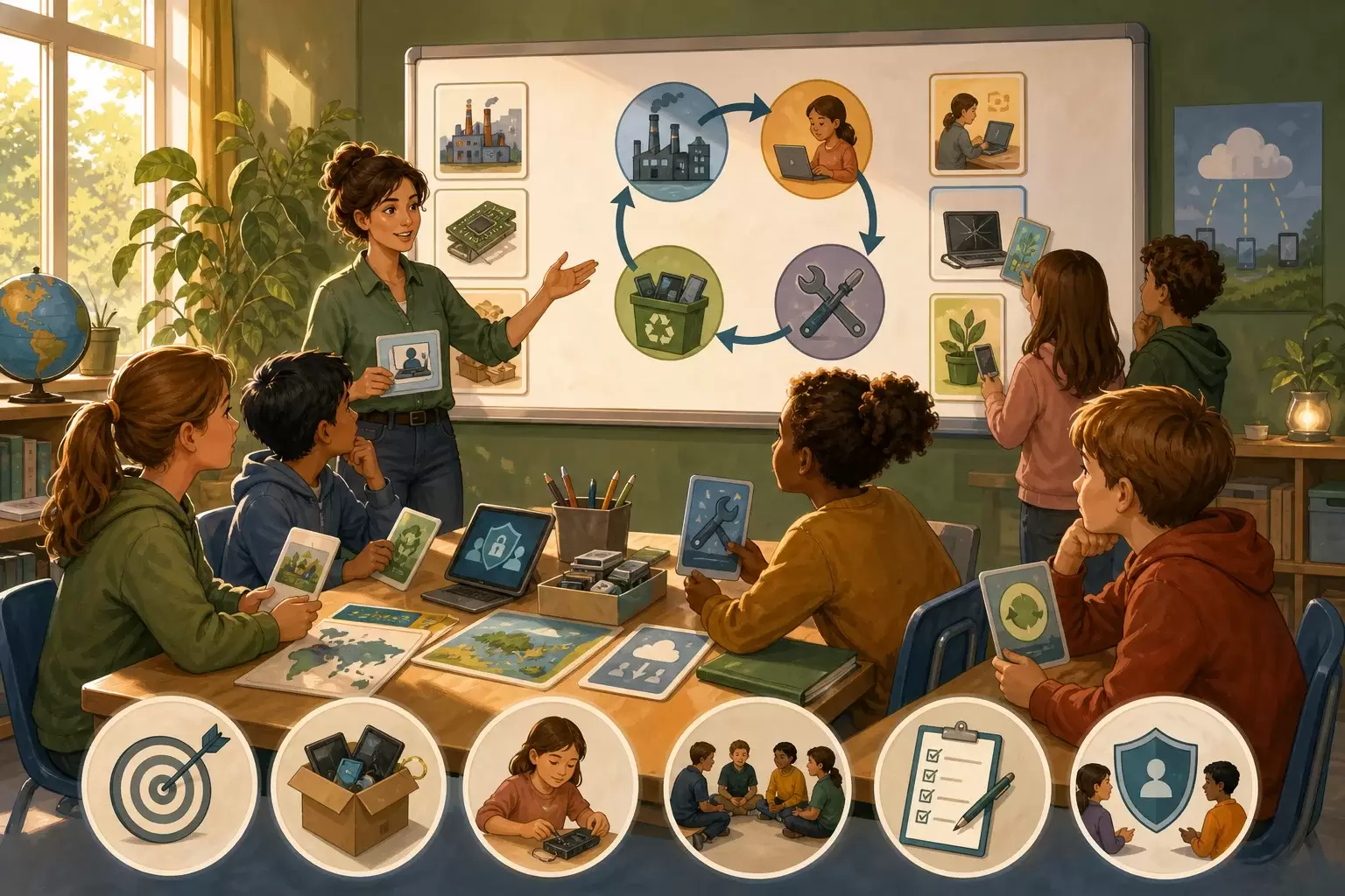 Créer un atelier de nettoyage numérique à l'école