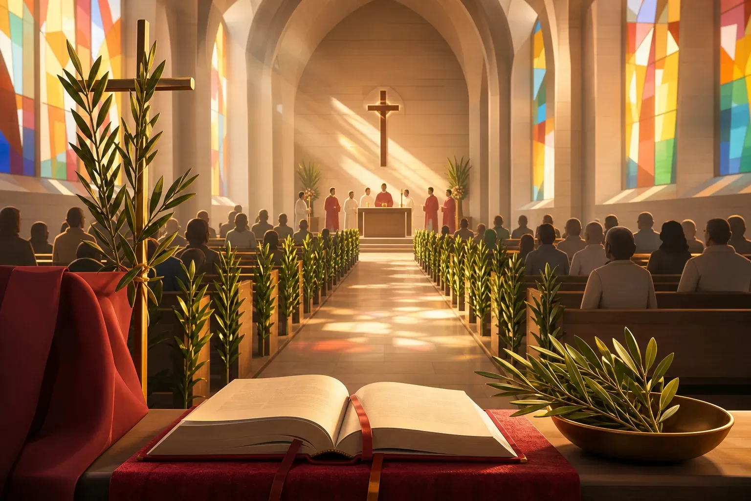 Messe des Rameaux : déroulement et sens des rites
