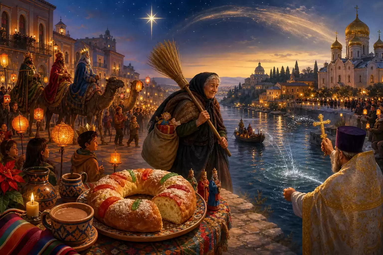 Rois mages et Épiphanie dans le monde