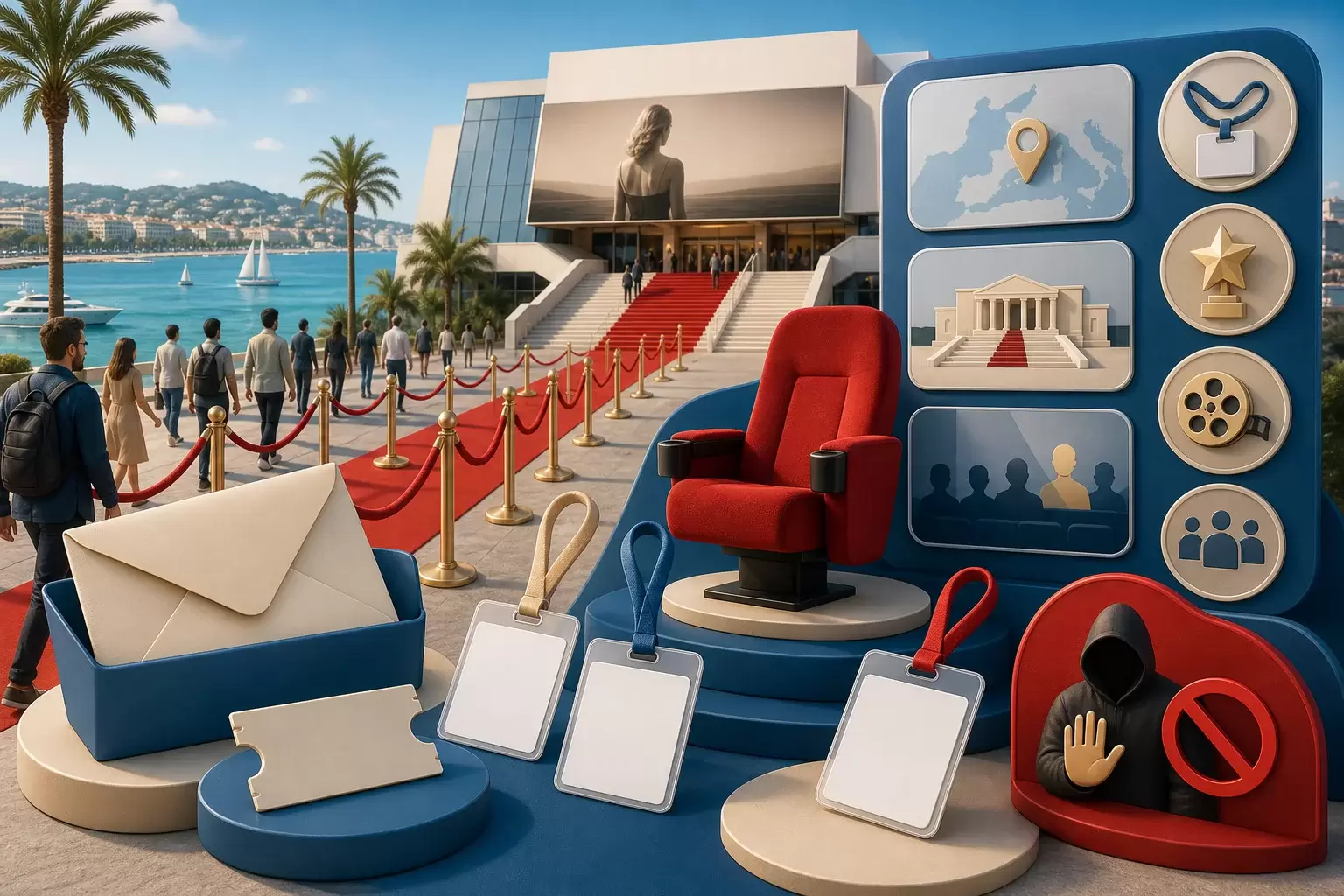 Accréditation, billets et accès au Festival de Cannes