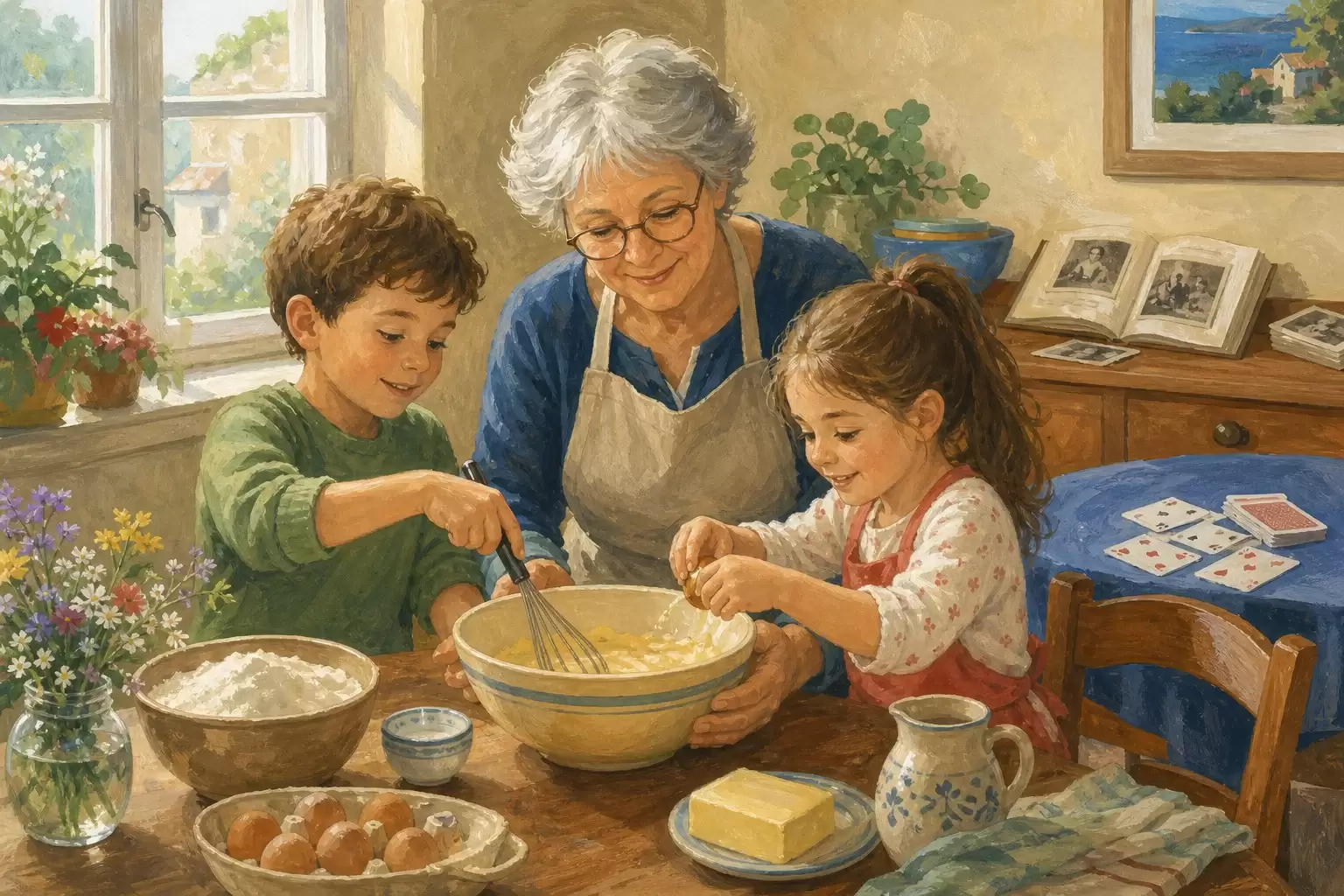 Activités à partager entre grand-mère et petits-enfants