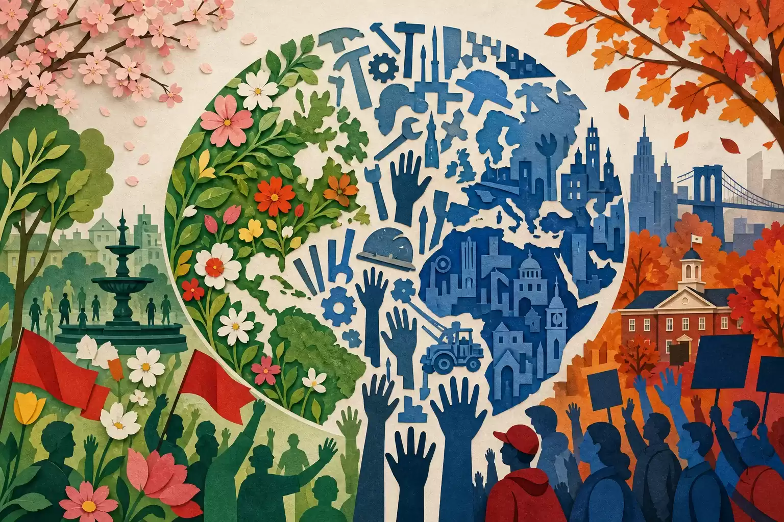 La Fête du Travail dans le monde