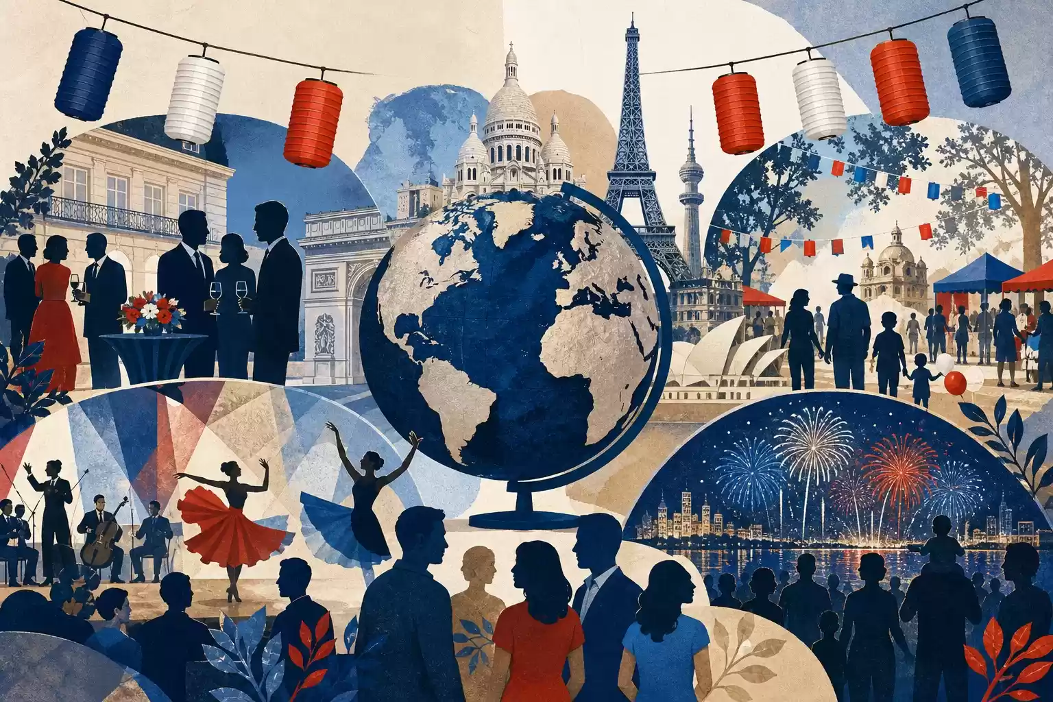 Le 14 Juillet à l'étranger et Bastille Day