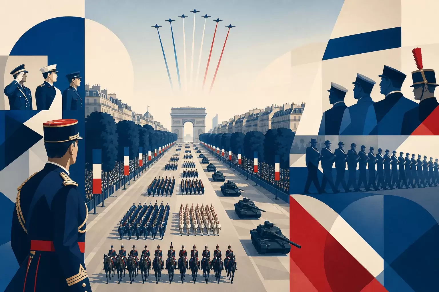 Le défilé militaire du 14 Juillet expliqué
