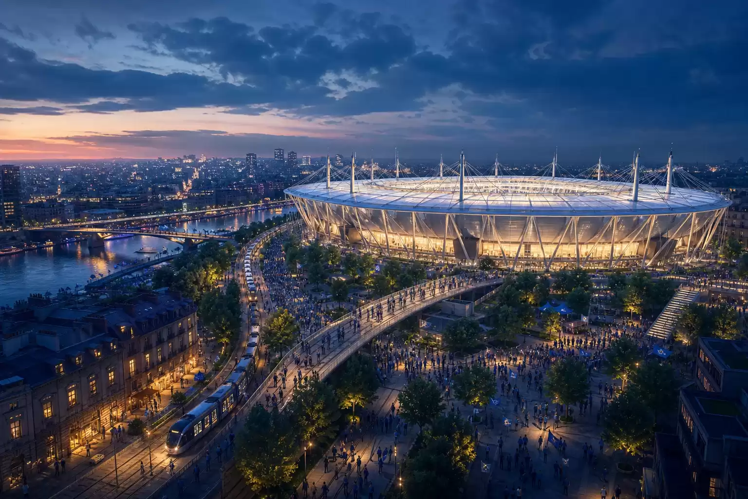 Villes et stades des finales de Ligue des champions