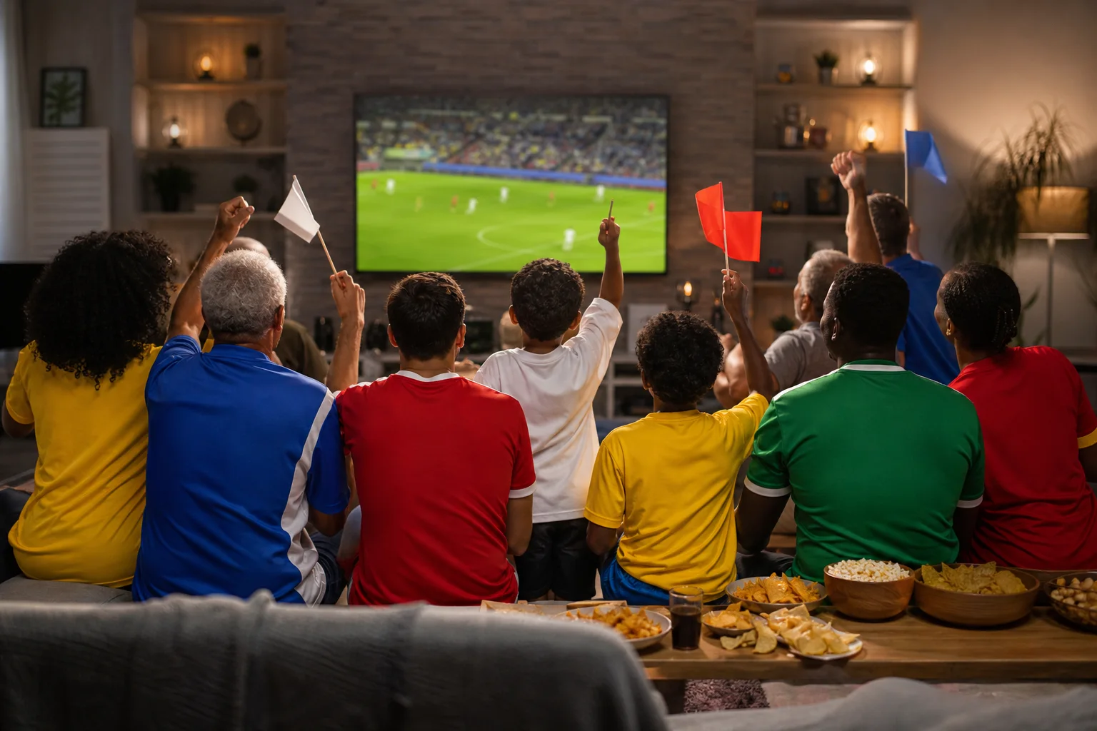 Les supporters de la finale dans le monde