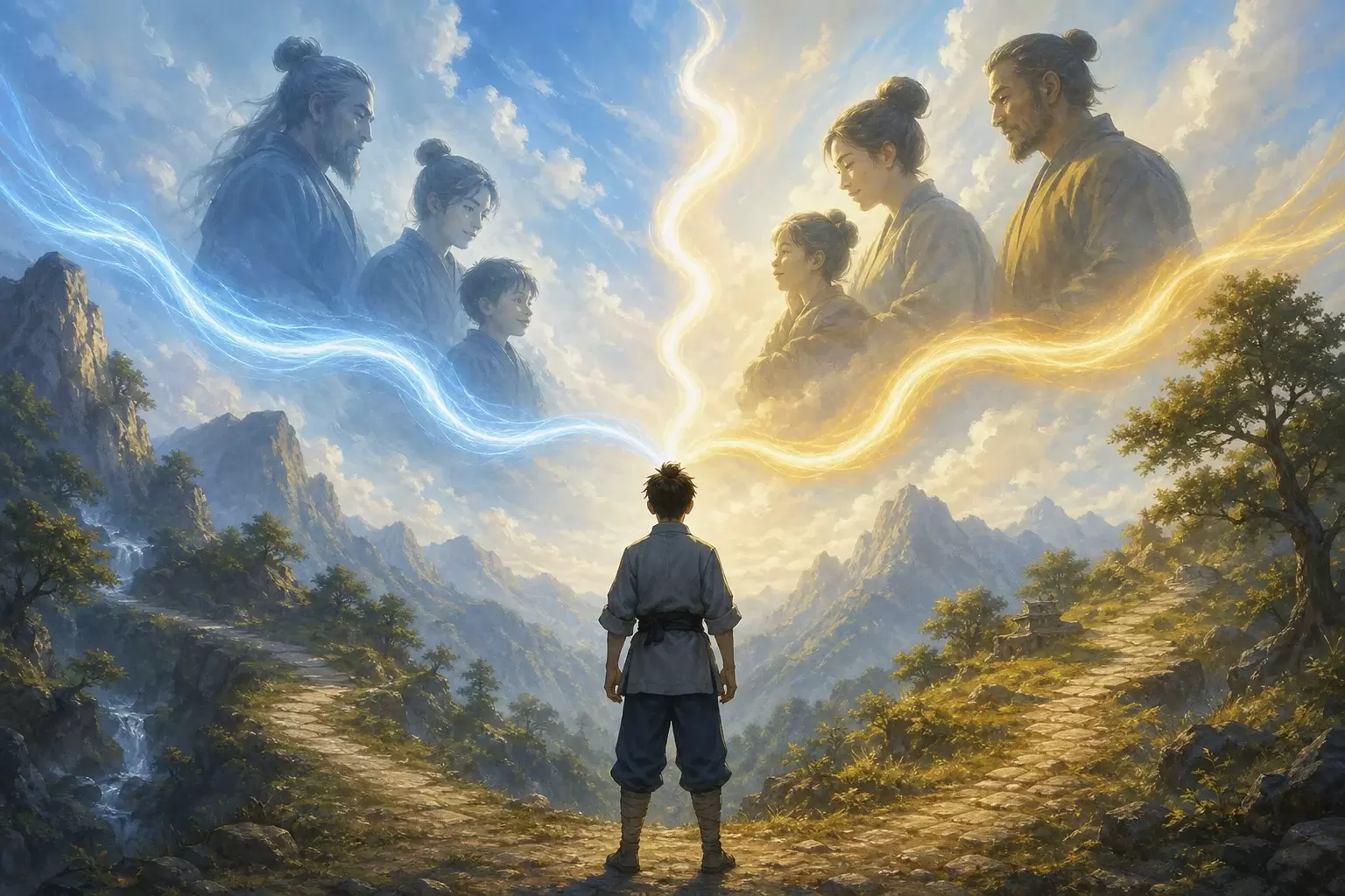 Sangoten : famille, pouvoirs et fusion avec Trunks