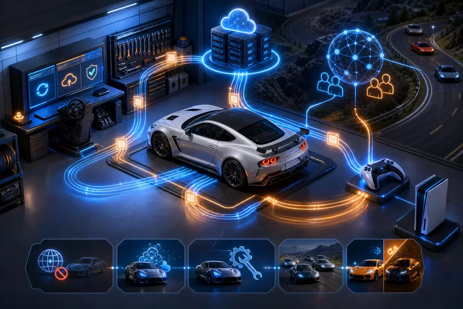 Mises à jour et connexion de Gran Turismo 7