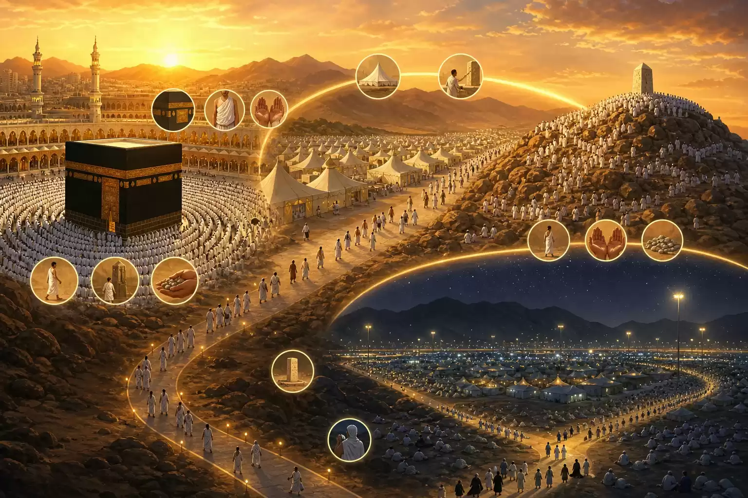 Les étapes du Hadj expliquées jour par jour