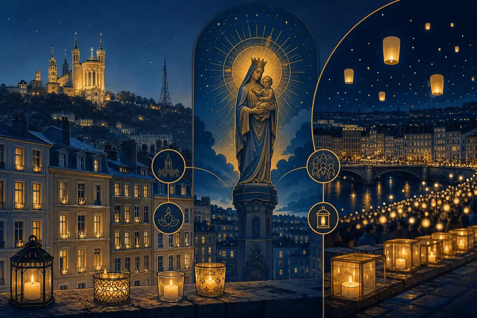 Les lumières du 8 décembre et leur origine mariale