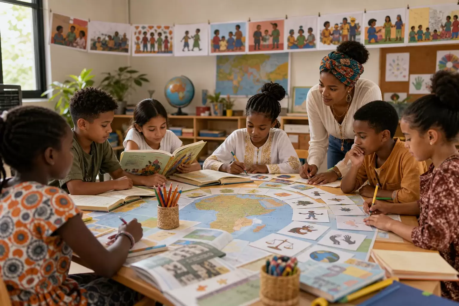 Activités scolaires pour la Journée de l'enfant africain