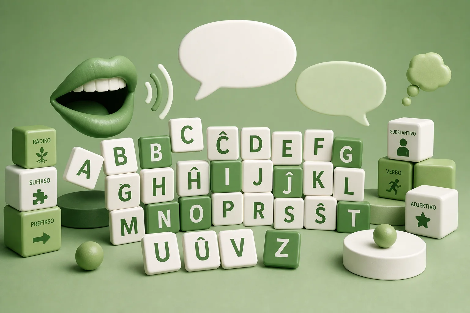 Alphabet espéranto, prononciation et premiers mots