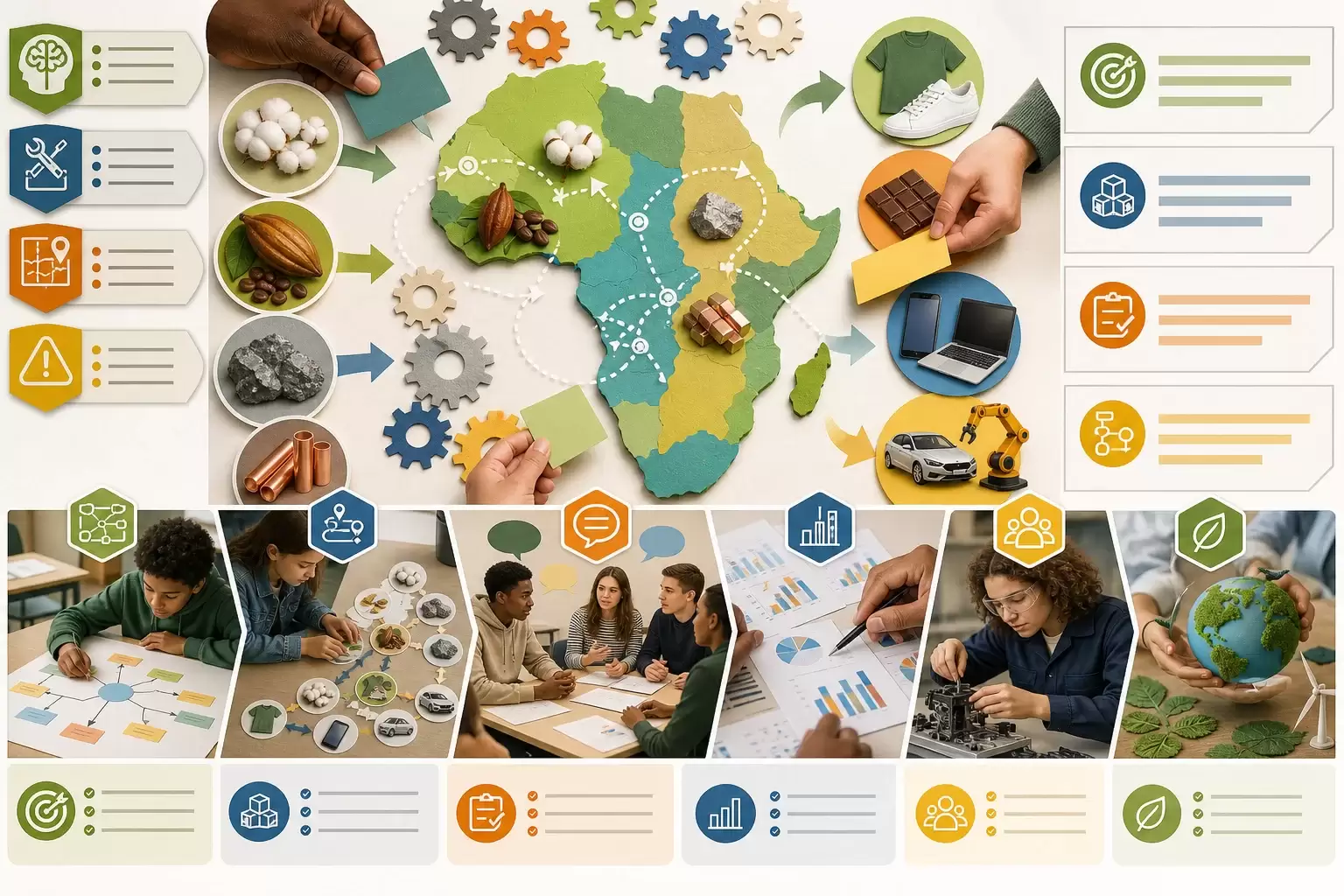 Activités pédagogiques sur l'industrialisation de l'Afrique
