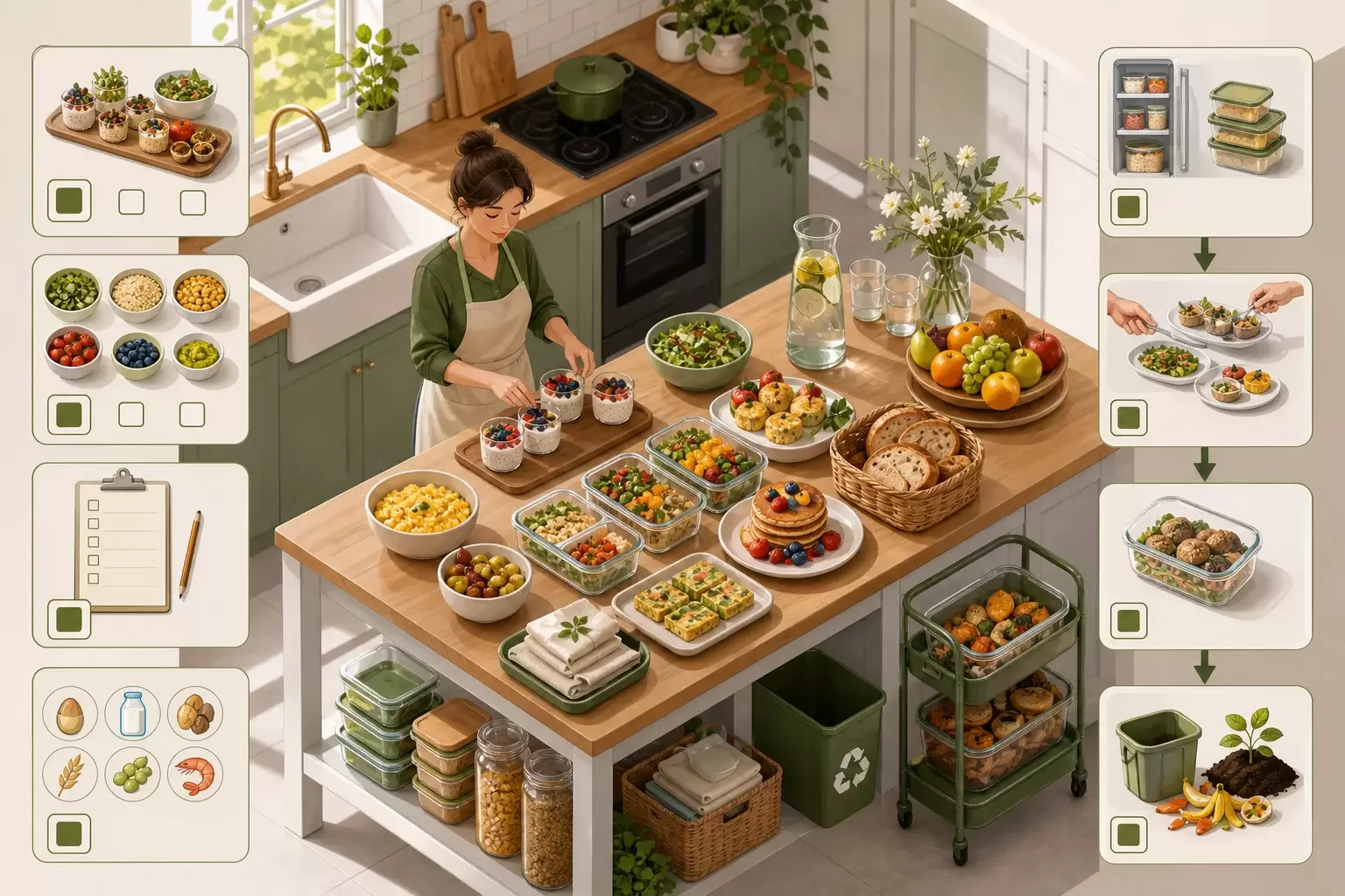 Organiser un brunch maison sans gaspillage