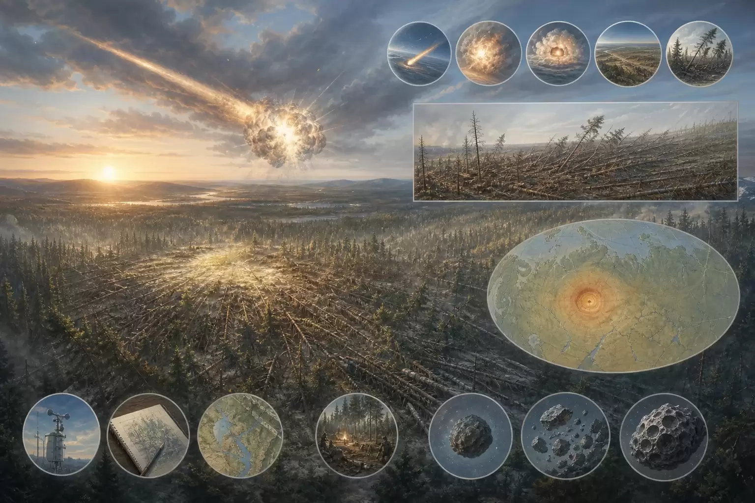 Toungouska en 1908 : comprendre l'explosion venue du ciel