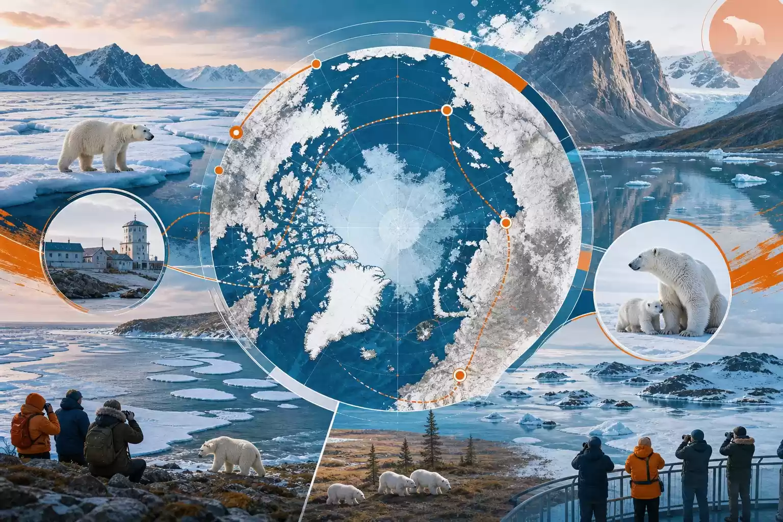 Où vivent les ours polaires dans l'Arctique ?