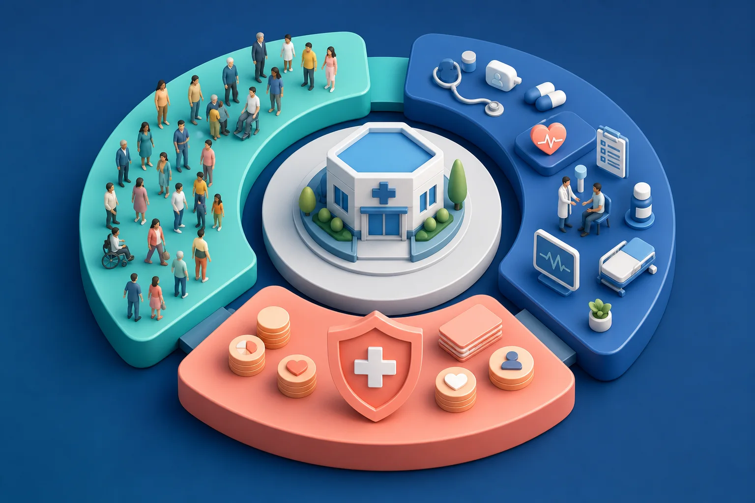 Les trois dimensions de la couverture sanitaire universelle