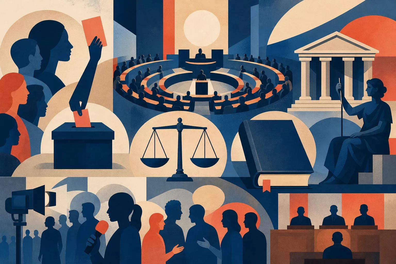Définition, principes et institutions de la démocratie