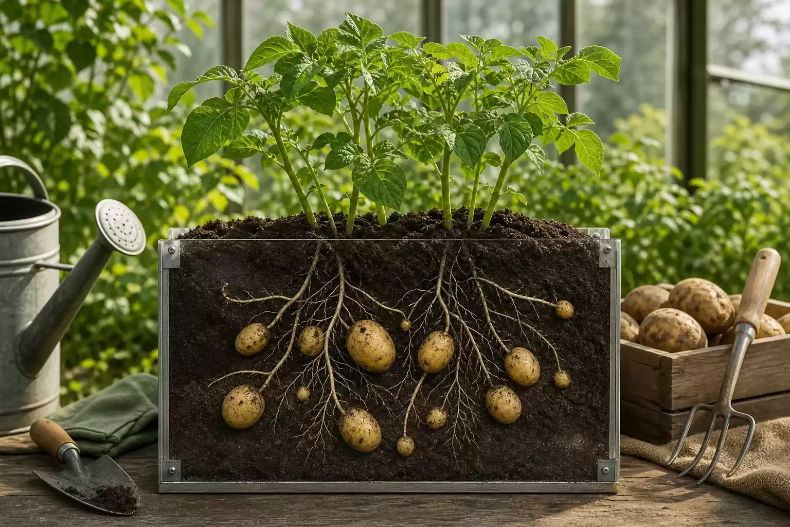 Planter une pomme de terre et comprendre son cycle