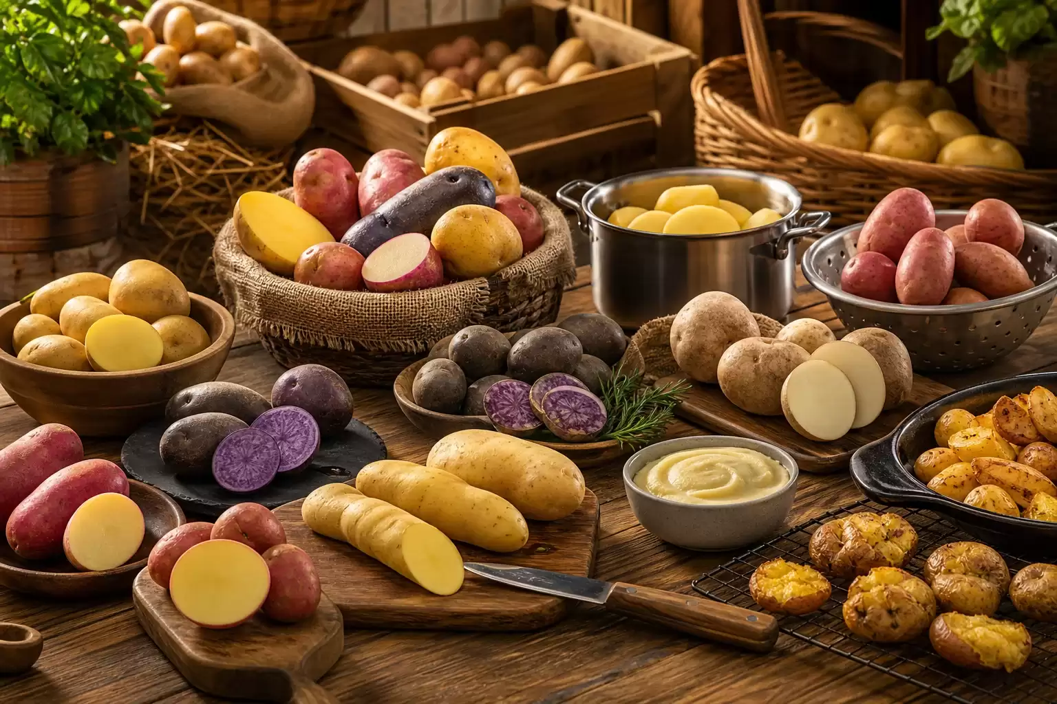 Variétés de pommes de terre : diversité et usages