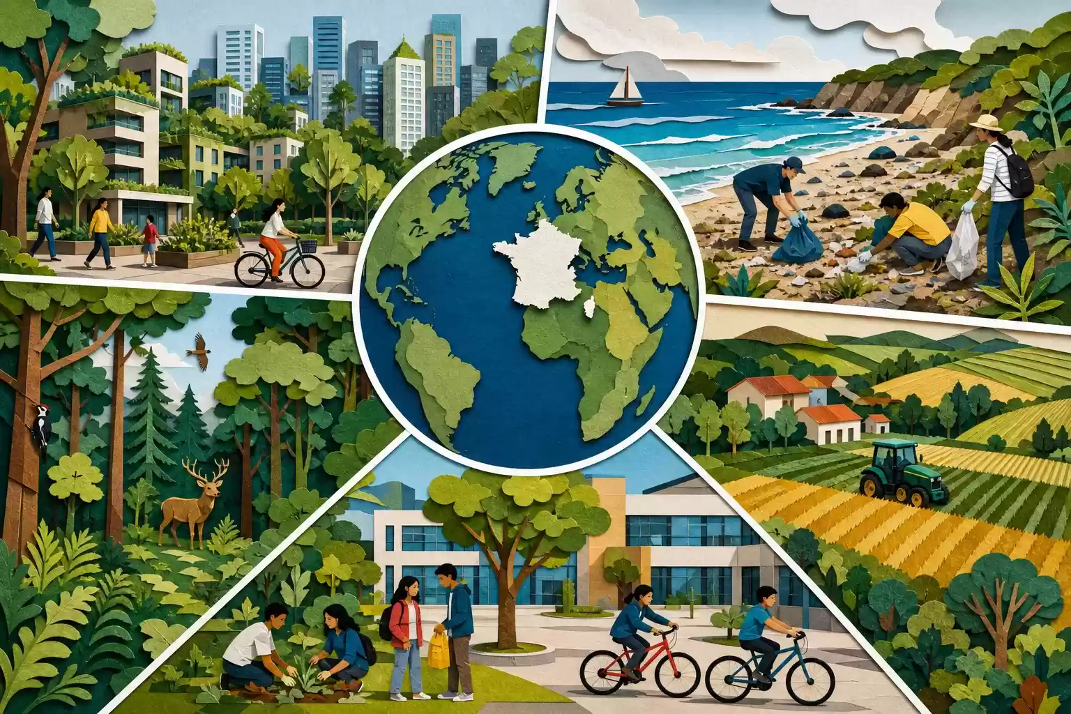 Le Jour de la Terre en France et dans le monde