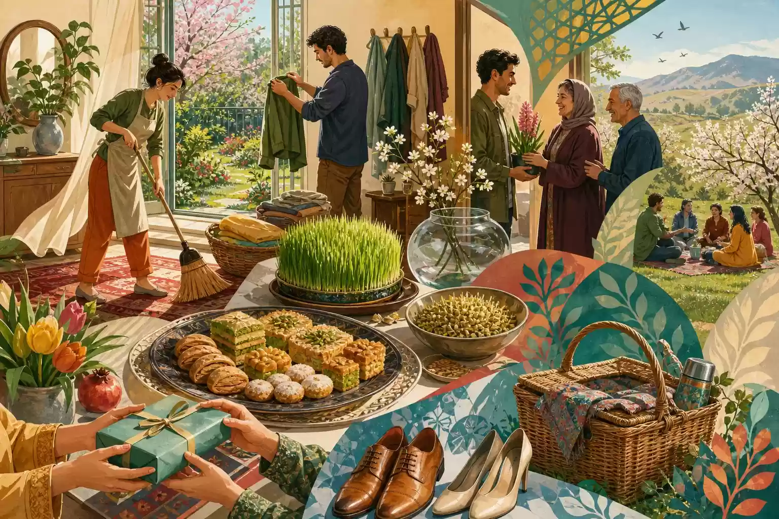 Comment célébrer Nowruz : préparatifs et déroulement