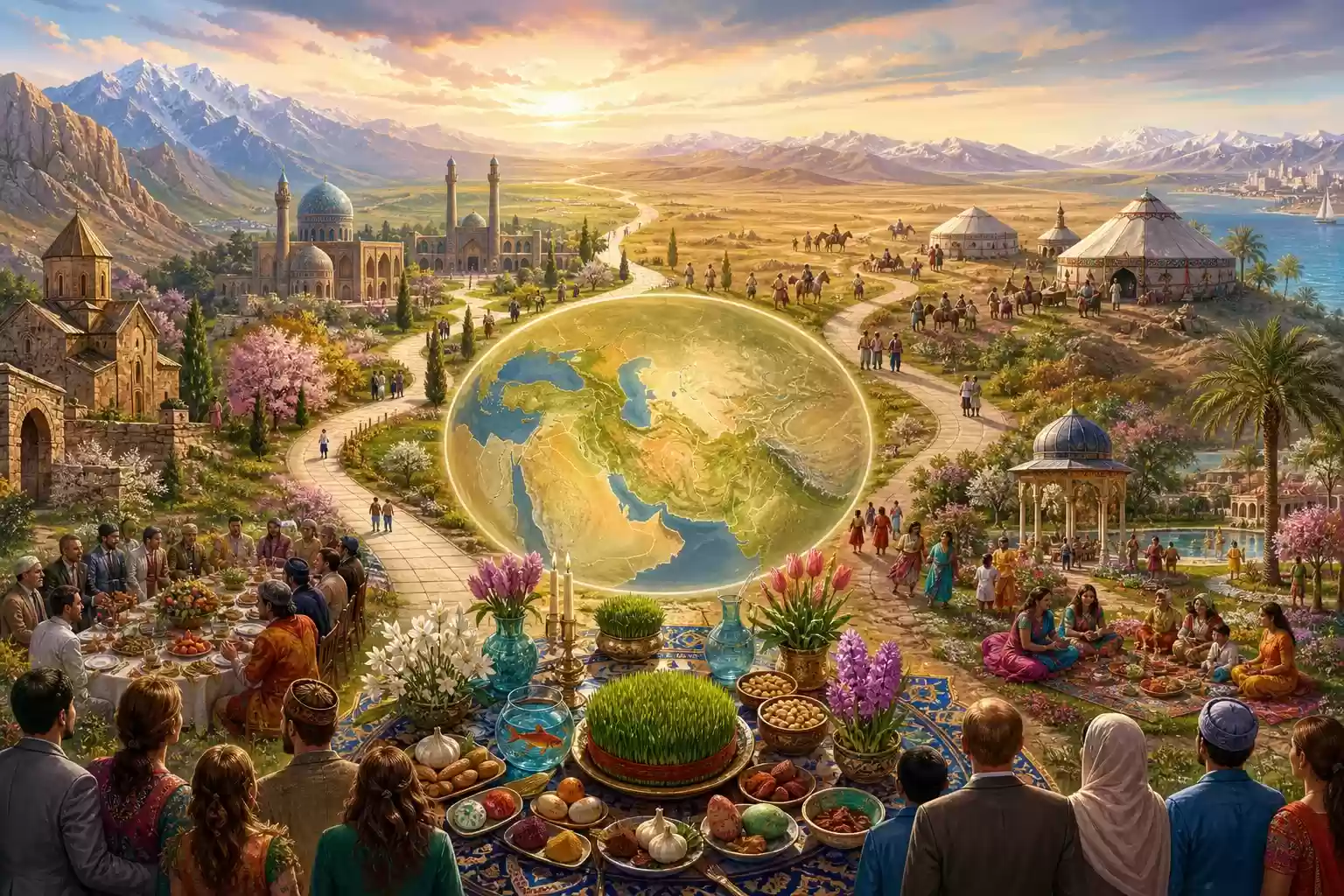 Nowruz dans le monde : pays, noms et variantes