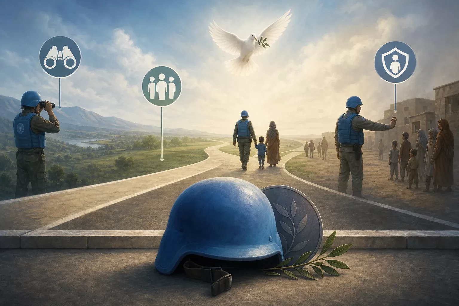 Casques bleus armés: mandat, principes et règles d'engagement