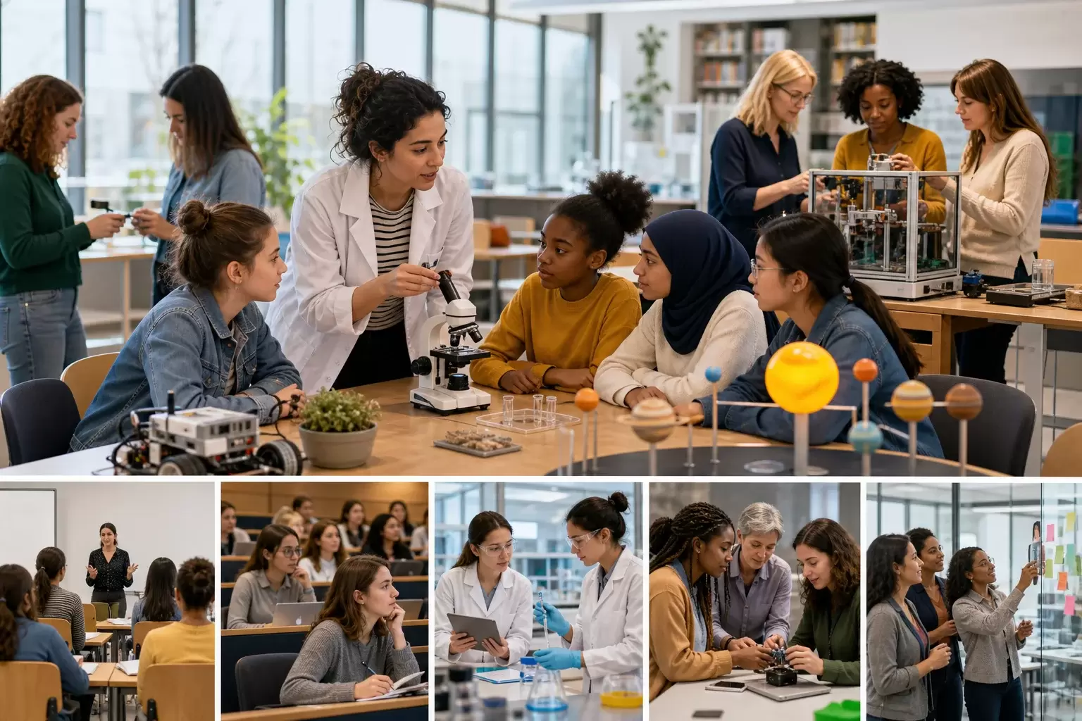 Organiser une action pour les femmes et les filles de science
