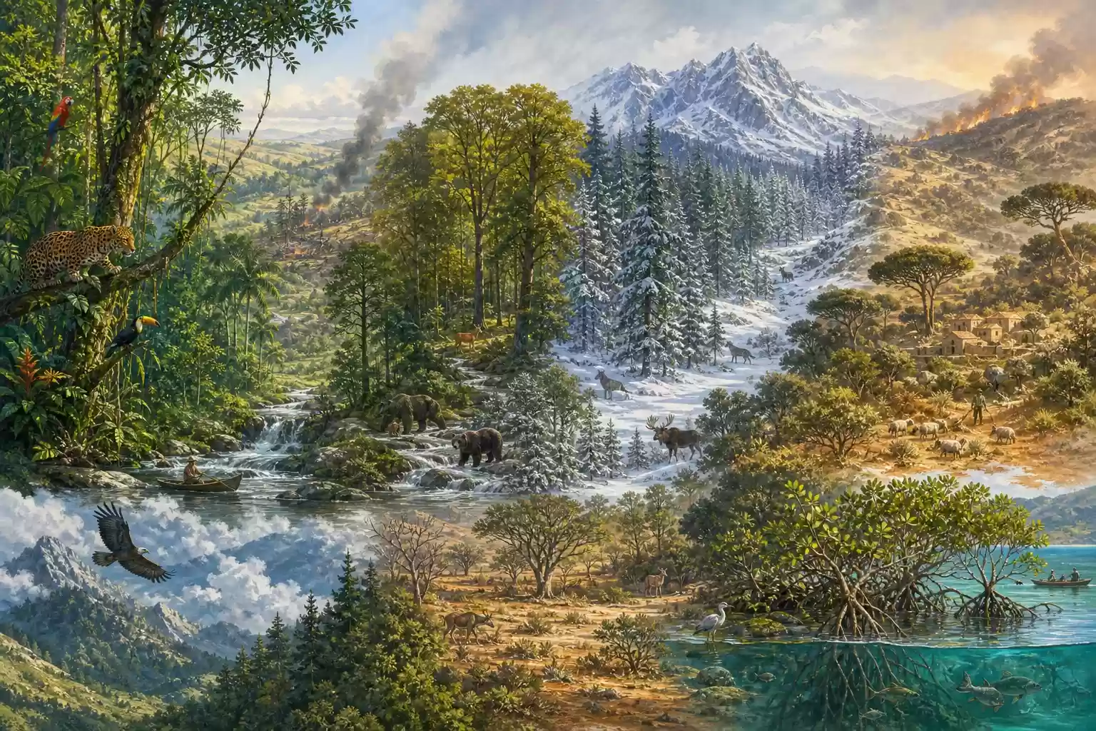 Les grands types de forêts dans le monde