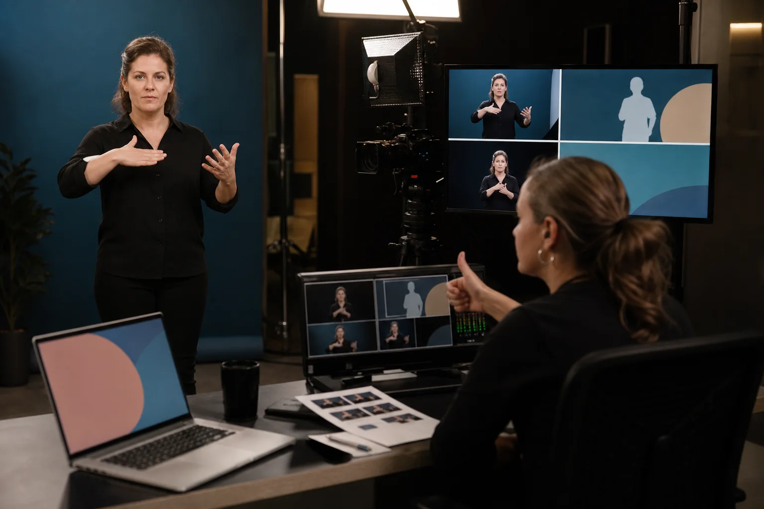 Rendre une communication accessible en langue des signes